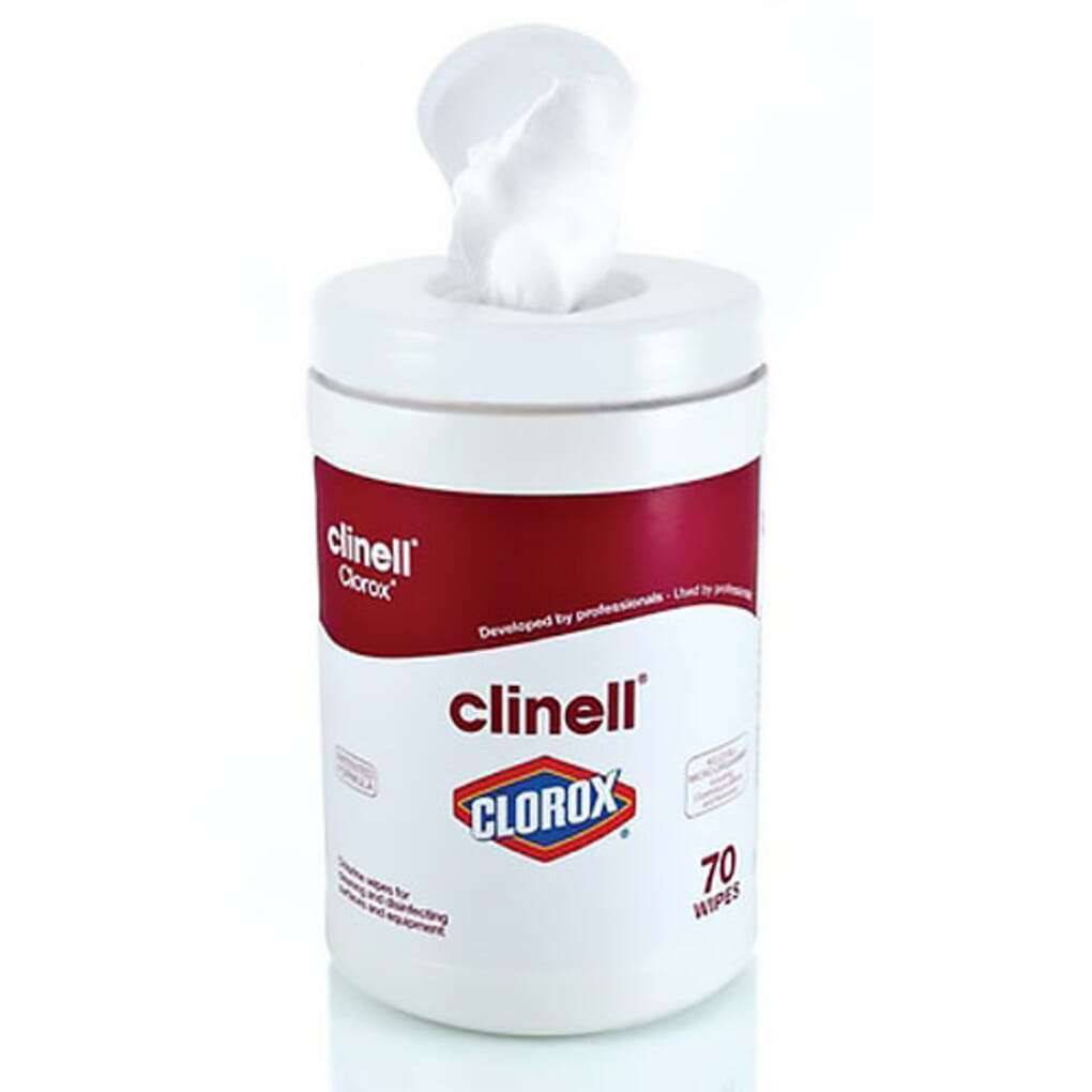 Clinell Clorox Wipes Tub от 70 бр